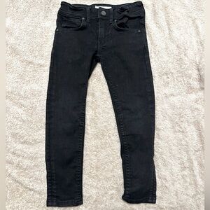Burberry skinny jeans, black, kids size 4y (104cm)